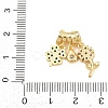 Brass Micro Pave Cubic Zirconia Pendants KK-Z151-09G-02-3
