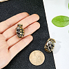 Brass European Beads KK-WH0079-196A-3