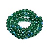 Electroplate Glass Beads Strands EGLA-A044-T8mm-L18-3