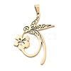304 Stainless Steel Pendants Ion Plating(IP) LS-STAS-U030-11G-1