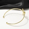 304 Stainless Steel Cuff Bangles BJEW-B107-01G-3
