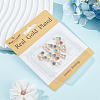 15Pcs 5 Colors Real 18K Gold Plated Brass Micro Pave Cubic Zirconia Charms ZIRC-BBC0002-32-6