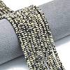 Natural Dalmatian Jasper Beads Strands G-P575-A01-4x2mm-1