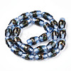 Handmade Gold Sand Lampwork Beads LAMP-T006-01B-2