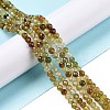 Natural Green Garnet Beads Strands G-C009-A25-2