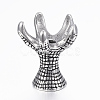 316 Surgical Stainless Steel Beads Hand Polished STAS-G153-18AS-1