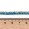 Electroplate Glass Beads Strands GLAA-Q105-03R-4