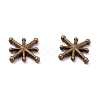 Zinc Alloy Cabochons PALLOY-WH0036-22AB-2