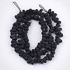 Spray Painted Non-magnetic Synthetic Hematite Beads Strands G-T116-19-17-2