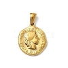 304 Stainless Steel Pendants STAS-B094-01G-G-1