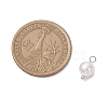 Natural Cultured Freshwater Pearl Round Charms PALLOY-JF04218-01-2