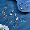 PandaHall Elite 226Pcs 7 Styles 304 Stainless Steel Open Jump Rings STAS-PH0005-53-5