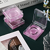 Portable Clear Rectangle Empty Eyelash Case CON-WH0086-077-5