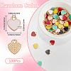 100Pcs Alloy Enamel Charms ENAM-SP0001-06-2