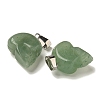Natural Green Aventurine Pendants G-Z067-02P-02-3
