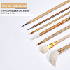Bamboo Chinese Calligraphy Brush AJEW-OC0001-83-4