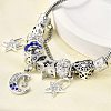 Alloy European Beads Charm Bracelets BJEW-F495-20P-5