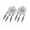Tibetan Style Alloy Pendants X-TIBE-Q054-14TAS-NR-2
