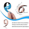 10Pcs 10 Styles 3D Digits ABS Plastic Room Number Plaque FIND-GL0001-47-2