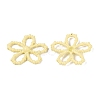 Spray Painted Alloy Flower Multi-Strand Links PALLOY-Q464-01D-2