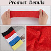 5Pcs 5 Colors Cotton & Spandex Yarns Exercise Elastic Headbands OHAR-CY0001-13-5