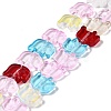 Transparent Glass Beads Strands GLAA-F114-03-2