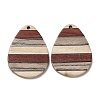 Wenge Wood & Sandalwood & White Ash Pendants WOOD-F013-06-2