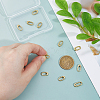 10Pcs Brass Spring Gate Rings KK-FH0008-17A-3