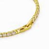 Clear Cubic Zirconia Tennis Bracelet BJEW-N241-001C-01LG-NR-3