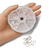 1 Box Iron Open Jump Rings Set IFIN-YW0001-44RG-5