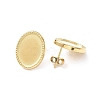 Ion Plating(IP) 304 Stainless Steel Stud Earring Finding EJEW-I285-31G-2
