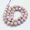 Round Natural Kunzite Beads Strands G-K068-28-12mm-3