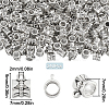 240Pcs Tibetan Style Alloy Tube Bails TIBE-SP0001-09AS-2