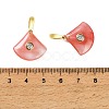 Cherry Quartz Glass Pendants GG-CBA1AE1-01G-02-3