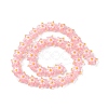 Transparent Glass Beads Strands LAMP-F029-03B-2