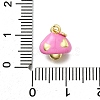 Brass Enamel Charms KK-K400-29G-02-3
