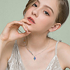 18Pcs 3 Colors 304 Stainless Steel Pendant Rhinestone Settings Ion Plating(IP) STAS-DC0014-65-6