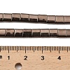 Electroplated Non-magnetic Synthetic Hematite Beads Strands G-G089-B02-08-4