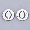 Natural Freshwater Shell Links Connectors X-SHEL-S276-120O-2