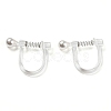 Resin Clip-on Earring Findings FIND-H046-08-1