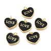 Brass Enamel Pendants KK-B027-03G-C-1