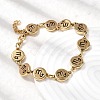 12 Constellations 304 Stainless Steel Link Chain Bracelets BJEW-I239-01G-03-3