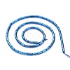 Electroplate Glass Beads Strands EGLA-K014-B-FP08-3
