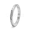304 Stainless Steel Rotatable Finger Ring for Women Men PW-WG3B7F0-03-1