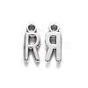 Tibetan Style Alloy Pendants TIBE-S108-108R-AS-RS-2
