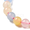 Dyed Natural Malaysia Jade Beads Strands G-G021-02A-14-2