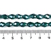 Transparent Electroplate Glass Beads Strands LS-EGLA-N013-T4mm-B24-4