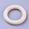 Unfinished Wood Linking Rings WOOD-F002-01-55mm-2