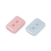 2-Hole Glass Buttons PORC-R010-06-2