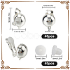 40Pcs Brass Earring Findings KK-SC0005-52S-2